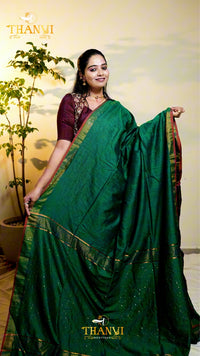 Mulberry Sequence Saree