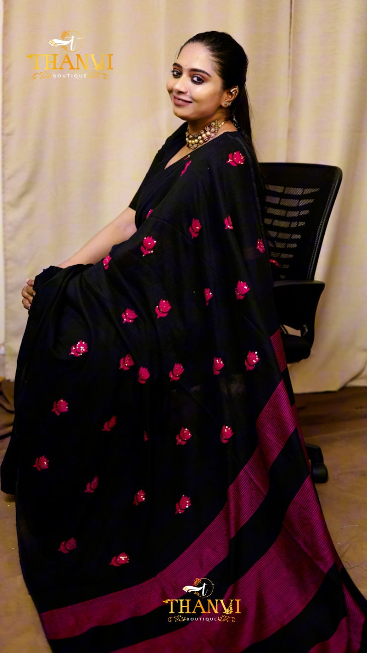 Floral Butta Saree