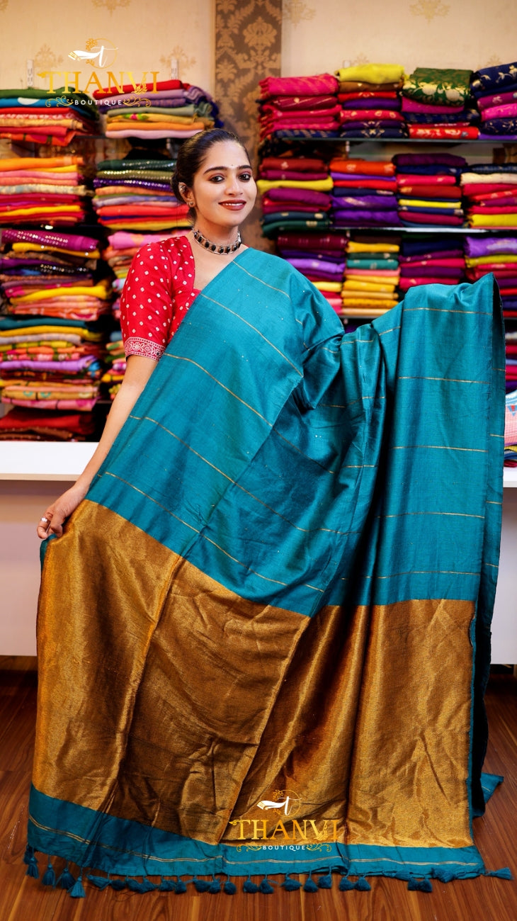 Mulberry Sequence Saree