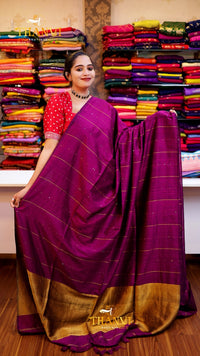 Mulberry Sequence Saree