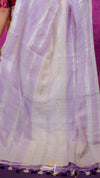Kanchi Checks Linen Saree