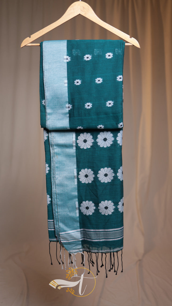 Floral Khadhi Saree
