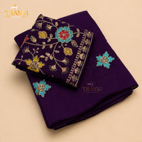 Cotton Embroidery Saree