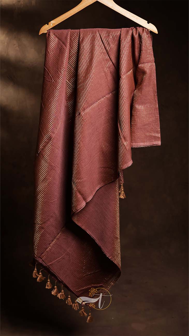 Stripes 160 Counts Saree