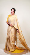 Metallic Tissue Cotton Saree