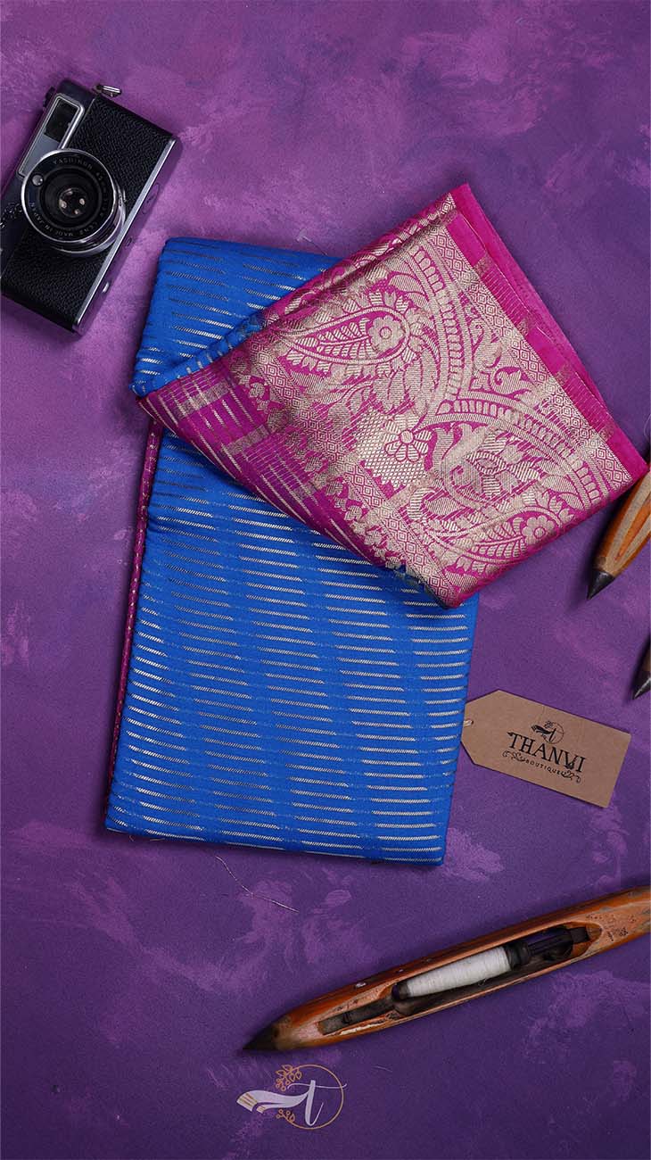 Double Zari Silk Saree
