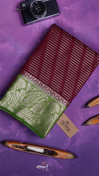 Double Zari Silk Saree