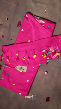 Flower Embroidery Saree