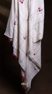 Couture Embroidery Cotton Saree