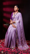 Raga Pearl Lace Tissue Saree