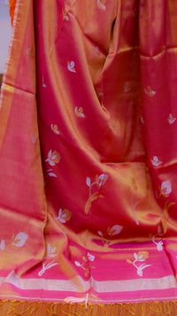 Copper Tissue Saree