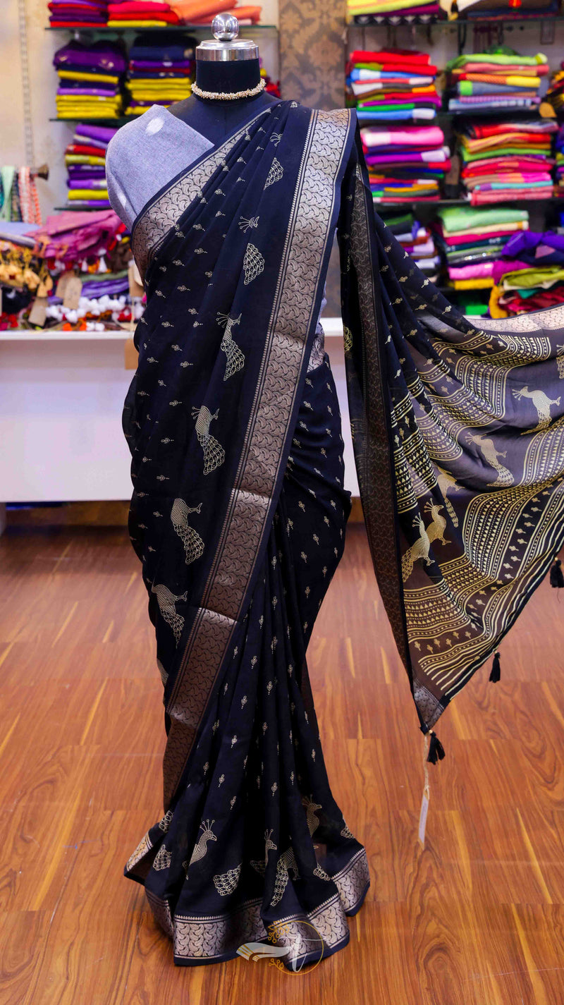 Banarasi Peacock Saree