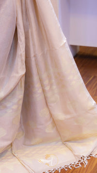 Chanderi Linen Saree
