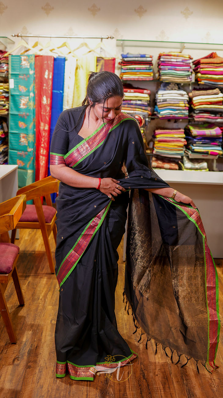 Mesmerised Maheshwari Cotton Saree