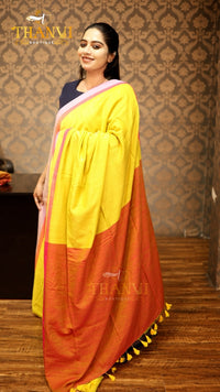 String Border Saree