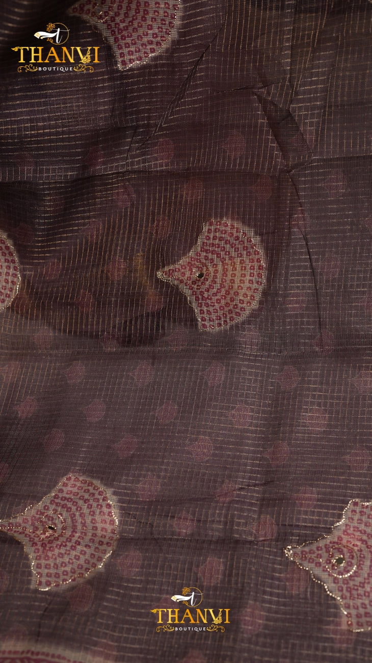 KOTA ZARDOSI WORK SAREE