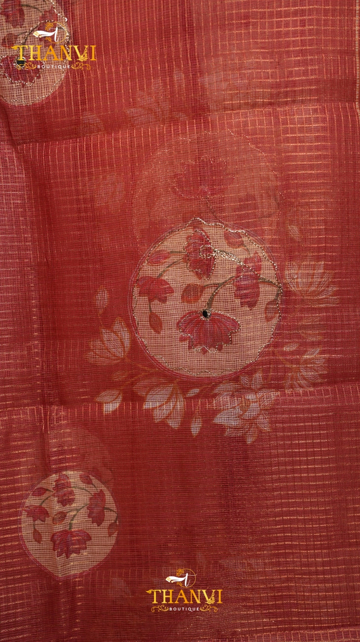 Kota Zardosi Work Saree