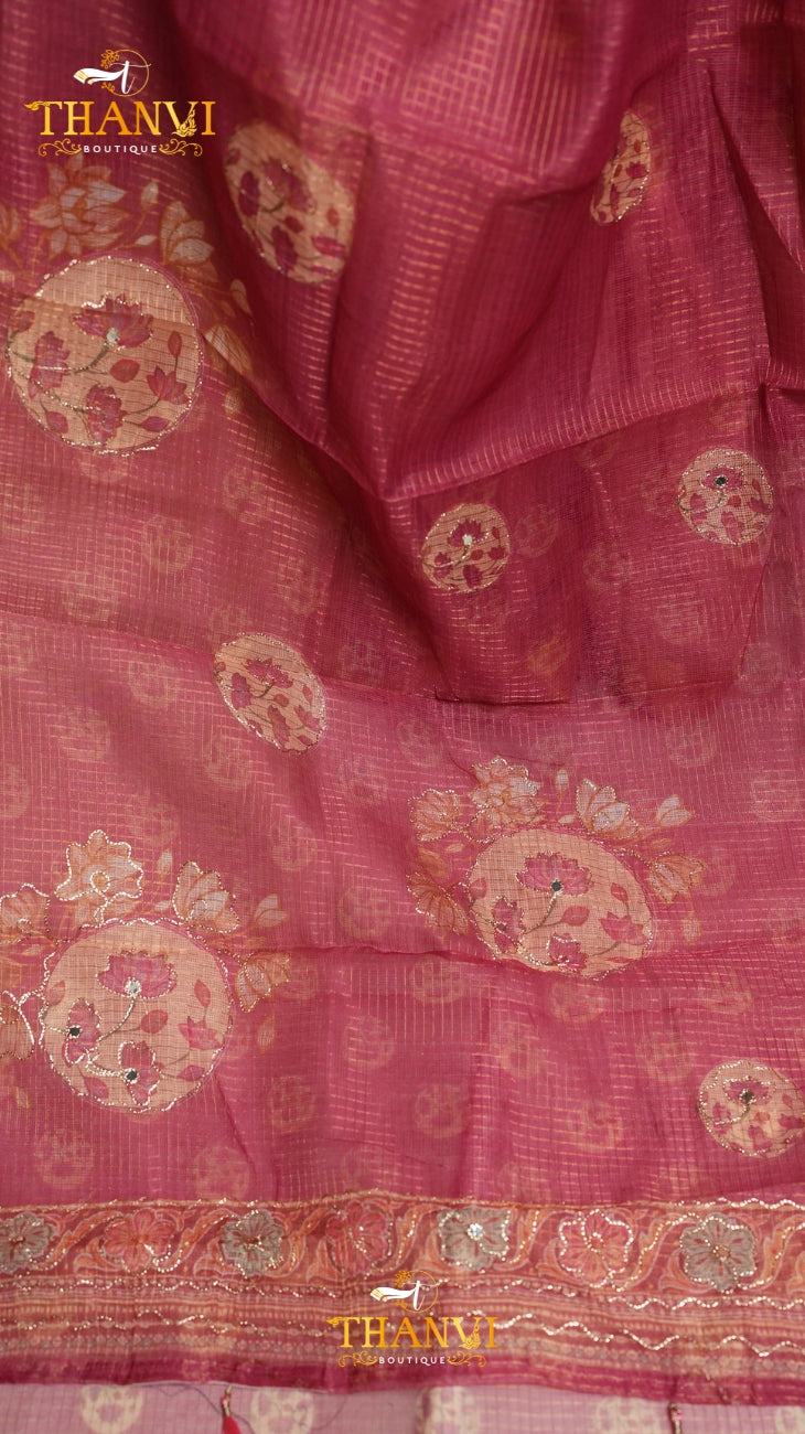 Kota Zardosi Work Saree