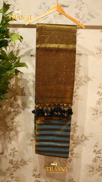 Linen Sequence Saree