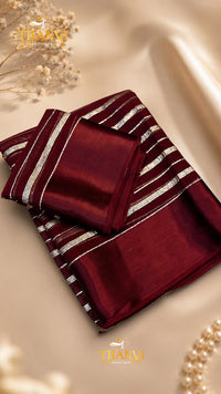 Crushed Satin Saree