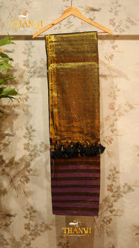 Linen Sequence Saree