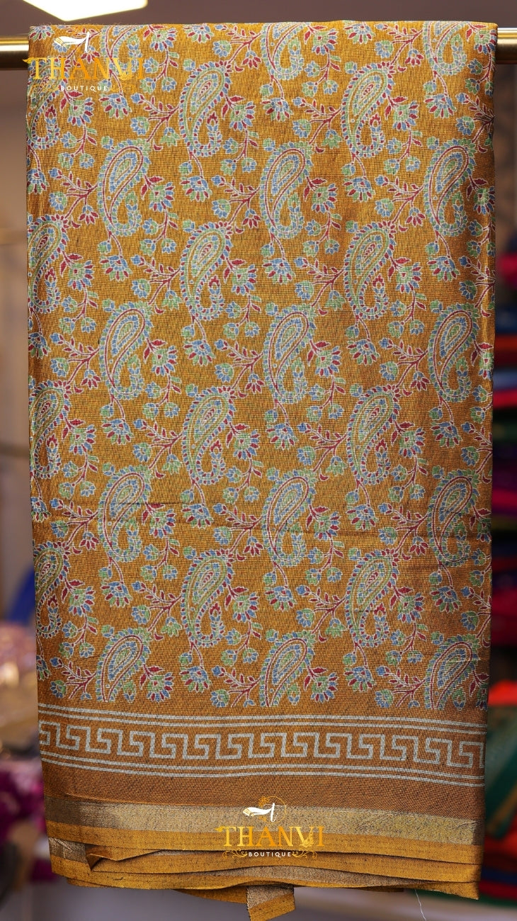 Premium Floral Print Saree
