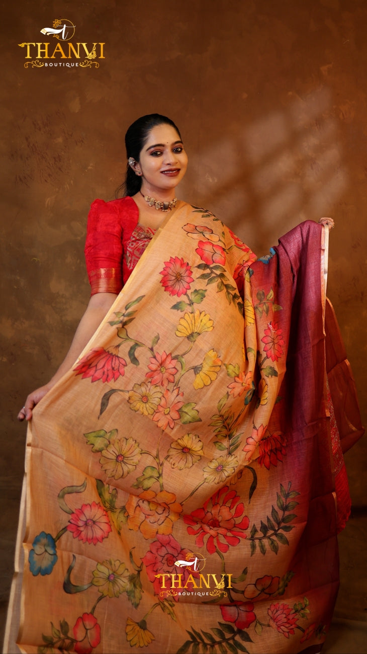 Chanderi Cotton Saree