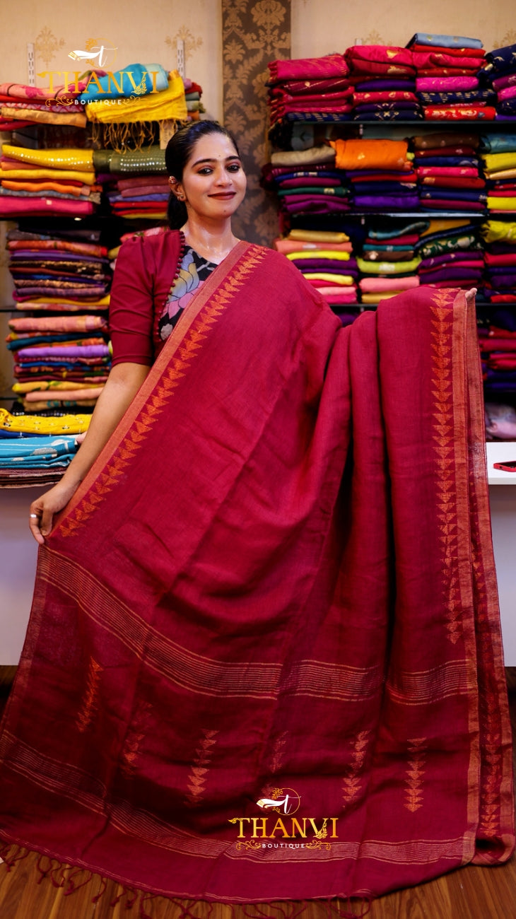 Elite Linen Saree