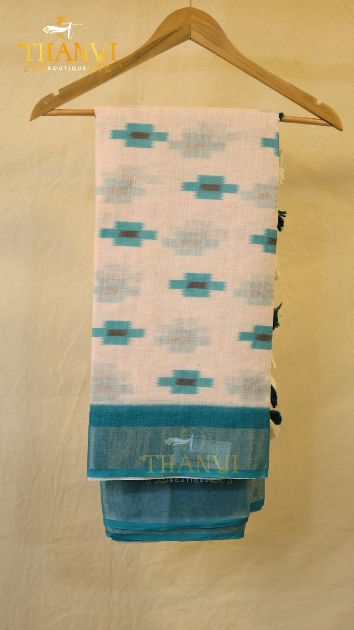 Cotton Ikkath saree