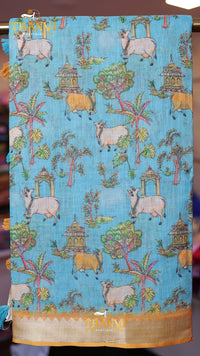 Kota Weaved Cotton Saree