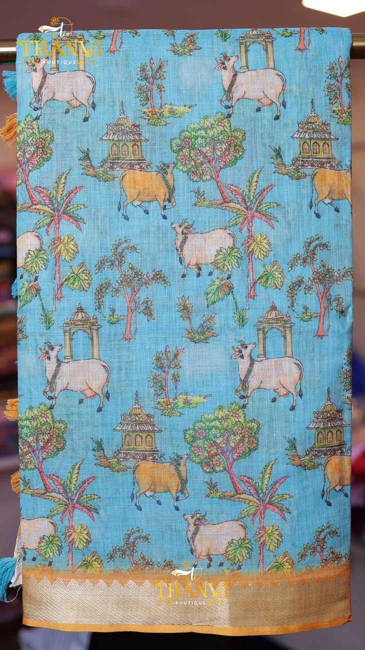 Kota Weaved Cotton Saree