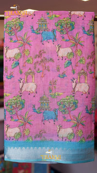 Kota Weaved Cotton Saree