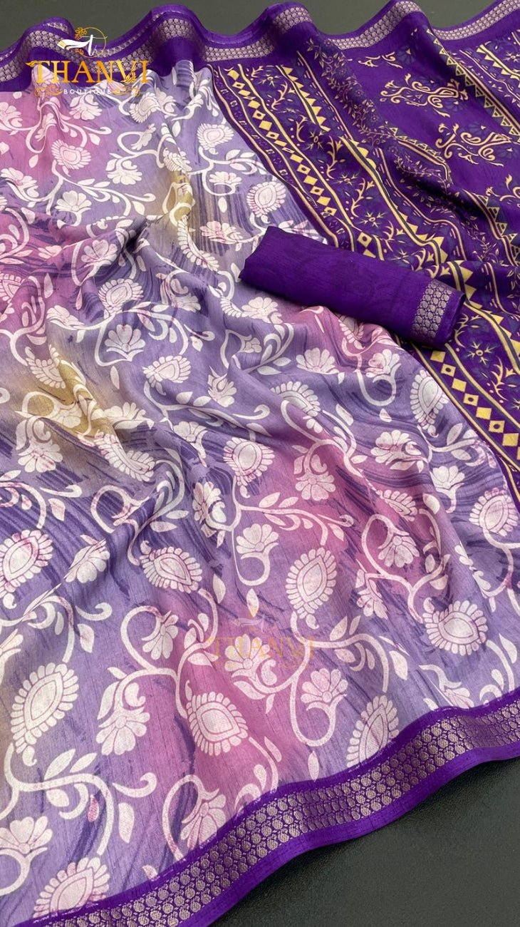 Mulberry Soft Silk Saree