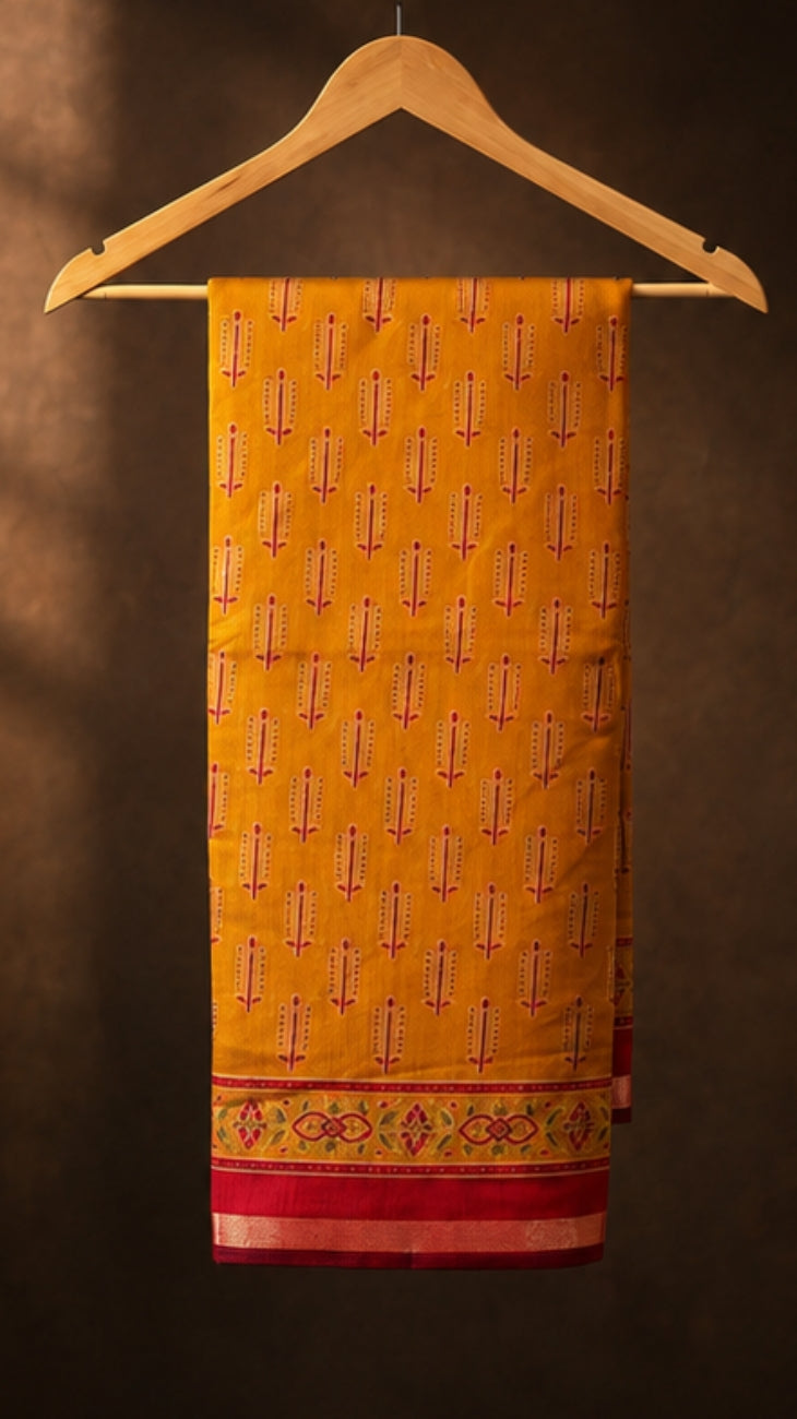Swiss cotton  Saree
