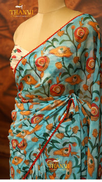 Floral Print Saree