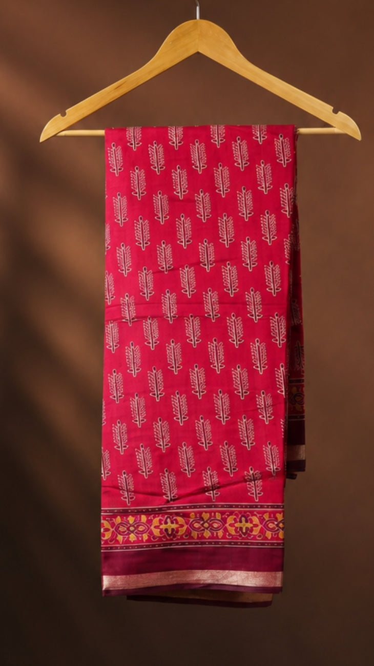 Swiss cotton  Saree