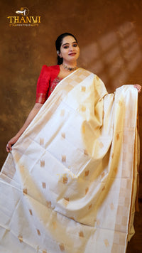 Tussar Cotton Saree