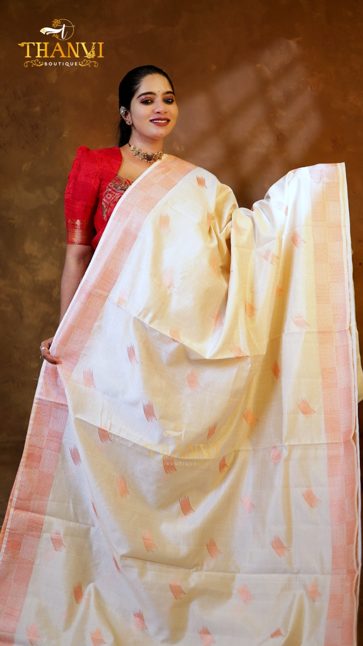Tussar Cotton Saree