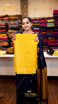 Gopuram Tissue Cotton Saree