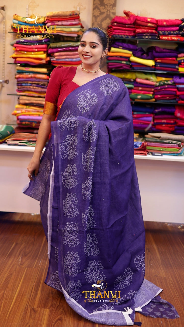 CHANDERI COTTON SAREE