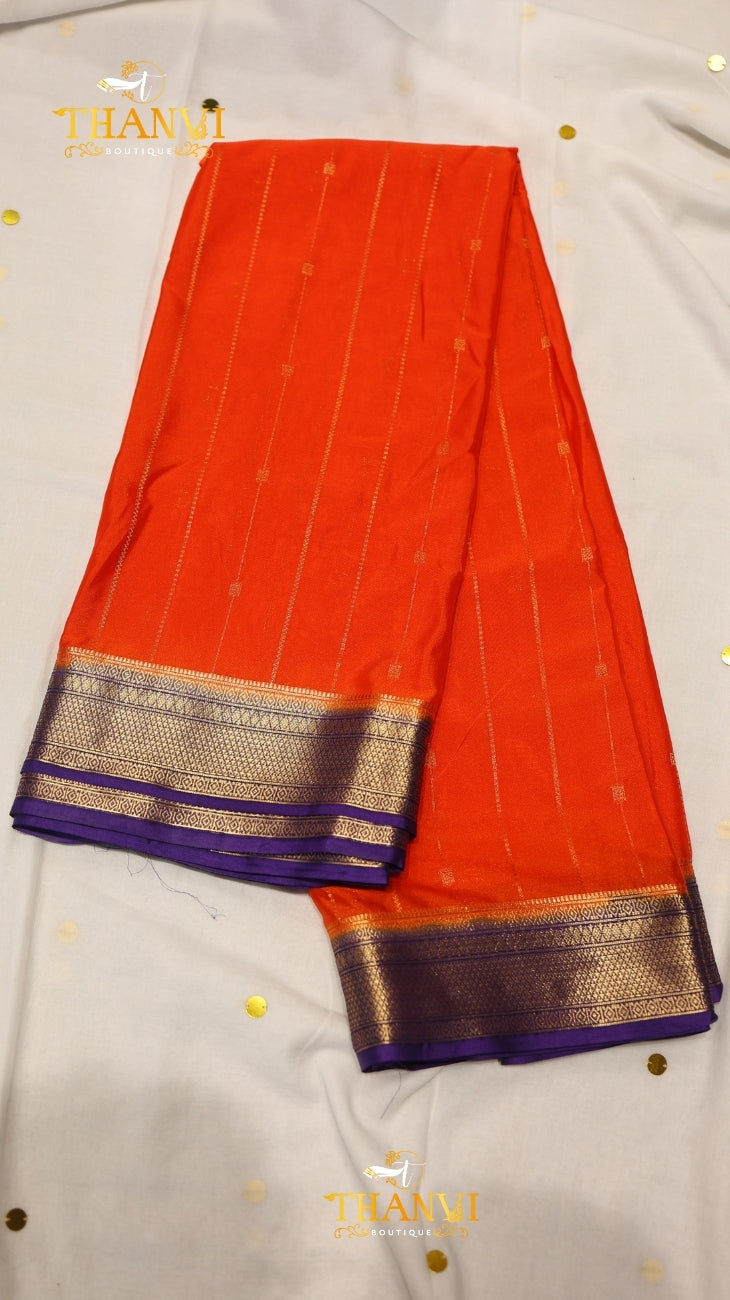 Crape Rich Pallu Saree