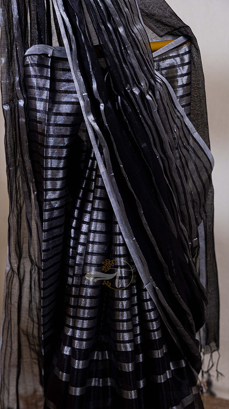 Tissue Stripes Saree