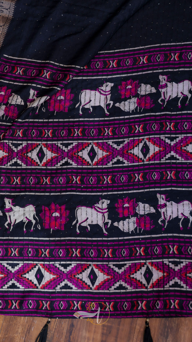 Elephant Silk Saree
