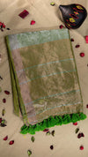 Premium Metallic Tissue Linen Saree