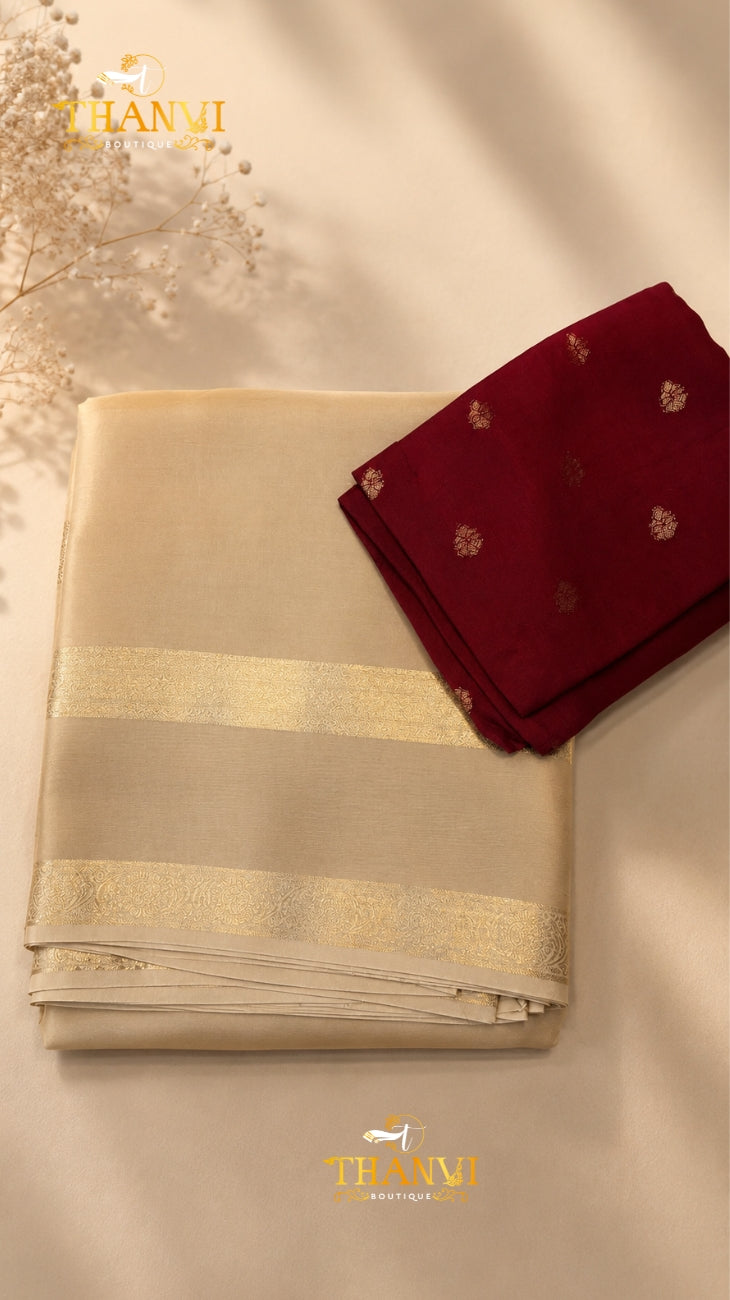 Double Layer Mysore Silk saree