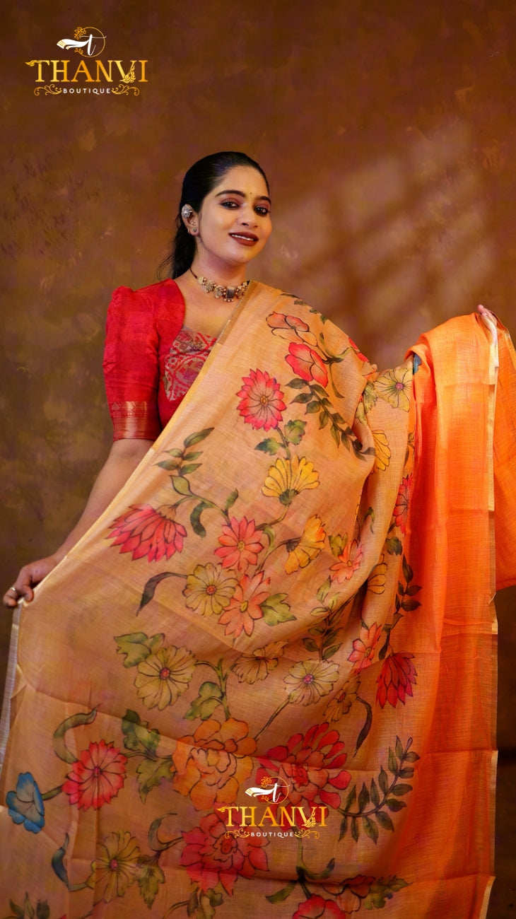 Chanderi Cotton Saree
