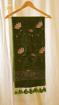 Customised Beads Work Saree