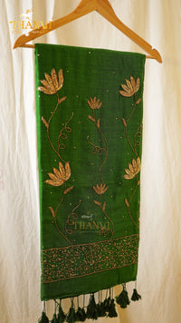 Customised Beads Work Saree