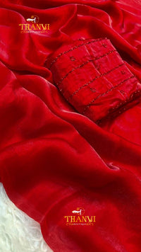 Georgette Embroidery Saree