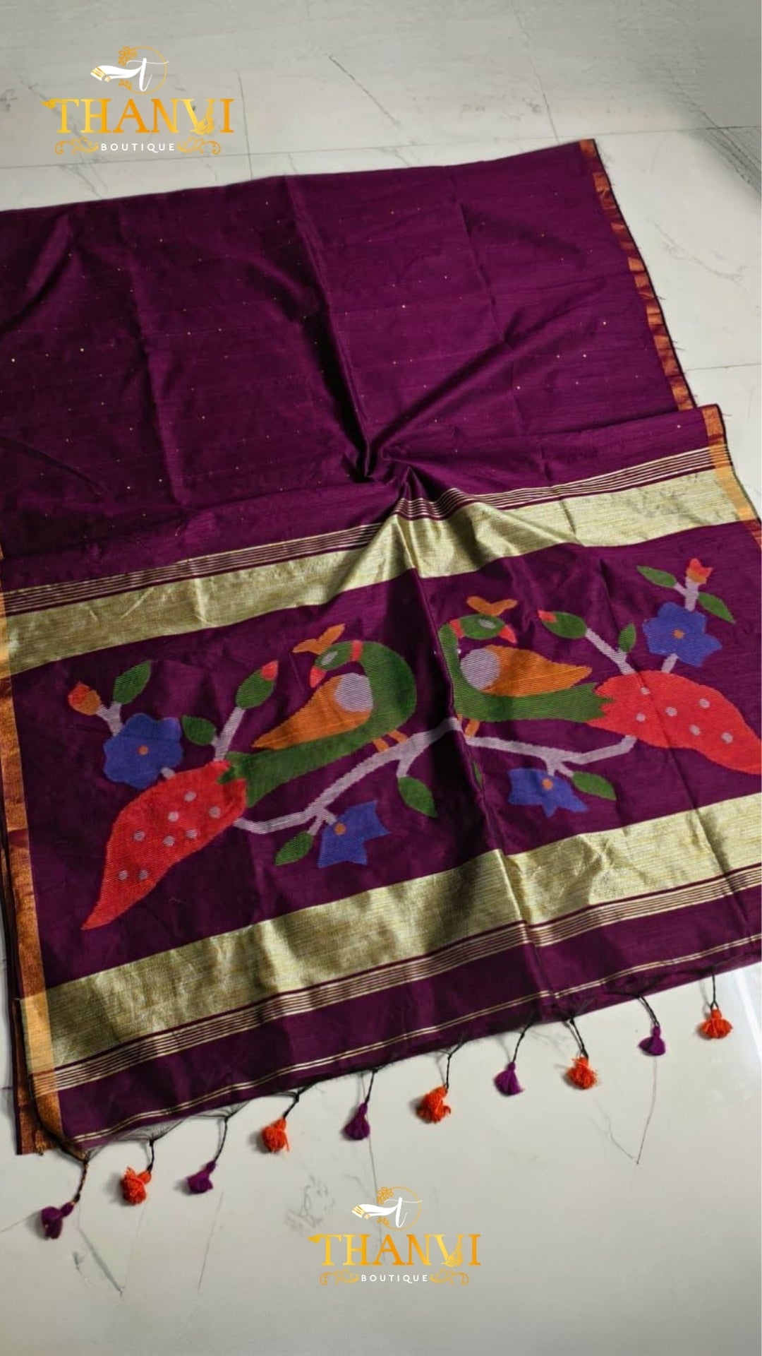 Premium Pochampally Cotton Saree